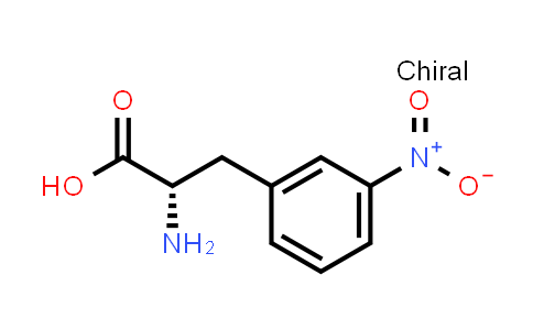 CAS No. 19883-74-0, (S)-2-Amino-3-(3-nitrophenyl)propanoic acid