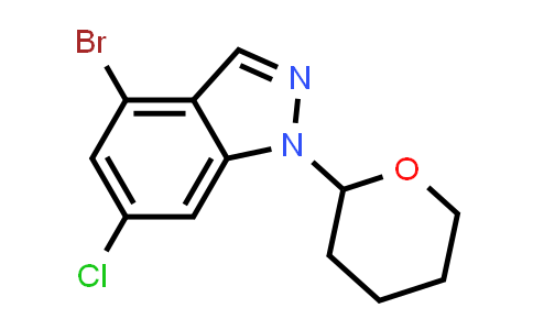 MC537263 | 1988729-24-3 | 4-Bromo-6-chloro-1-(tetrahydro-2H-pyran-2-yl)-1H-indazole