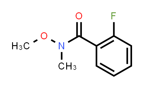CAS No. 198967-24-7, 2-Fluoro-N-methoxy-N-methylbenzamide