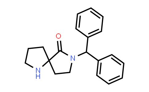 CAS No. 199000-79-8, 1,7-Diazaspiro[4.4]nonan-6-one, 7-(diphenylmethyl)-