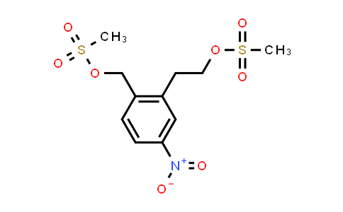 CAS No. 199014-22-7, 2-(2-(Methylsulfonyloxy)ethyl)-4-nitrobenzyl (methanesulfonate)