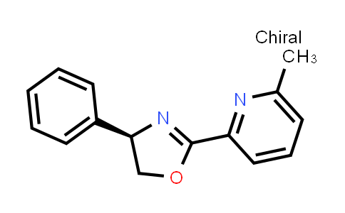 CAS No. 199277-73-1, 2-[(4R)-4,5-Dihydro-4-phenyl-2-oxazolyl]-6-methylpyridine