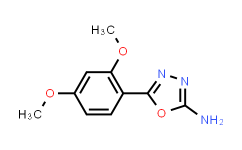 CAS No. 19949-28-1, 5-(2,4-Dimethoxyphenyl)-1,3,4-oxadiazol-2-amine