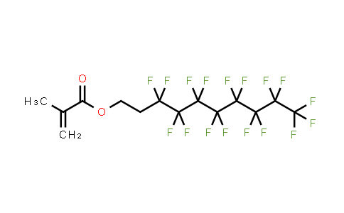 1996-88-9 | 3,3,4,4,5,5,6,6,7,7,8,8,9,9,10,10,10-Heptadecafluorodecyl methacrylate