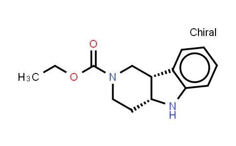 CAS No. 199725-38-7, rel-((4aS,9bR)-ethyl 3,4,4a,5-tetrahydro-1H-pyrido[4,3-b]indole-2(9bH)-carboxylate)