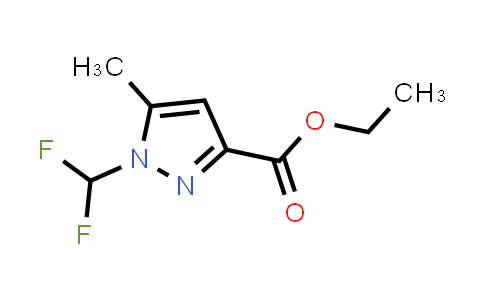 CAS No. 1998216-36-6, Ethyl 1-(difluoromethyl)-5-methyl-1H-pyrazole-3-carboxylate