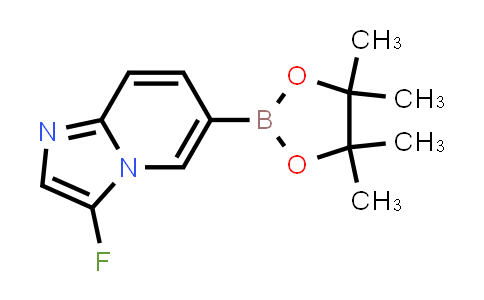 CAS No. 2001563-57-9, 3-Fluoro-6-(4,4,5,5-tetramethyl-1,3,2-dioxaborolan-2-yl)imidazo[1,2-a]pyridine