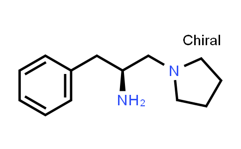 CAS No. 200267-75-0, (S)-α-(Phenylmethyl)-1-pyrrolidinethanamine