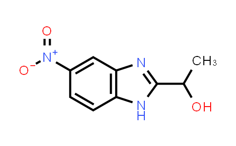 CAS No. 20033-95-8, 1-(5-Nitro-1H-benzimidazol-2-yl)ethanol