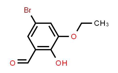 CAS No. 20035-44-3, 5-Bromo-3-ethoxy-2-hydroxybenzaldehyde