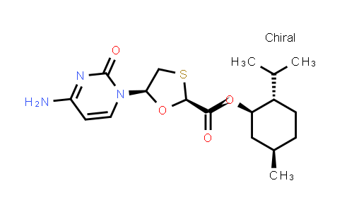 CAS No. 200396-21-0, (1R,2S,5R)-2-Isopropyl-5-methylcyclohexyl (2S,5R)-5-(4-amino-2-oxopyrimidin-1(2H)-yl)-1,3-oxathiolane-2-carboxylate