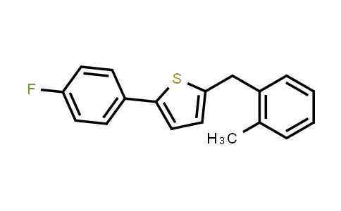 CAS No. 2005454-69-1, 2-(4-Fluorophenyl)-5-(2-methylbenzyl)thiophene