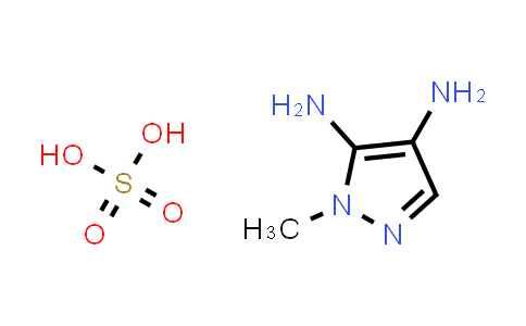 CAS No. 20055-01-0, 1-Methyl-1H-pyrazole-4,5-diamine sulfate