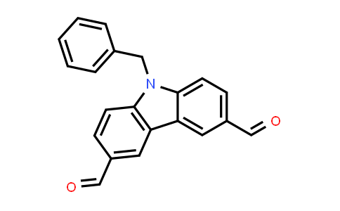 CAS No. 200698-05-1, 9-Benzyl-9H-carbazole-3,6-dicarbaldehyde