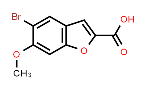 CAS No. 20073-19-2, 5-bromo-6-methoxybenzofuran-2-carboxylic acid