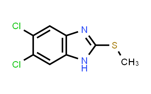 CAS No. 20076-54-4, 5,6-Dichloro-2-(methylthio)-1H-benzo[d]imidazole
