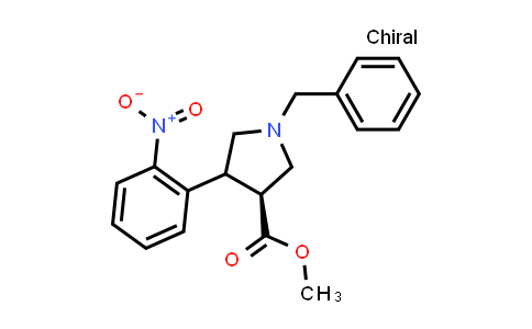 CAS No. 2007906-99-0, 3-Pyrrolidinecarboxylic acid, 4-(2-nitrophenyl)-1-(phenylmethyl)-, methyl ester, (3S)-