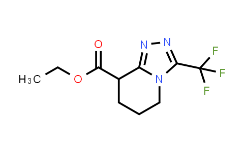 CAS No. 2007908-79-2, 1,2,4-Triazolo[4,3-a]pyridine-8-carboxylic acid, 5,6,7,8-tetrahydro-3-(trifluoromethyl)-, ethyl ester