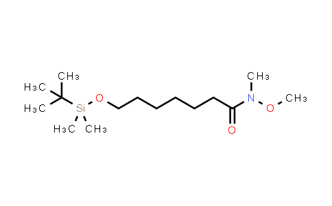 CAS No. 2007908-84-9, 7-((tert-butyldimethylsilyl)oxy)-N-methoxy-N-methylheptanamide