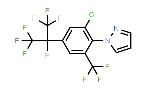 CAS No. 2007909-19-3, 1-(2-chloro-4-(perfluoropropan-2-yl)-6-(trifluoromethyl)phenyl)-1H-pyrazole