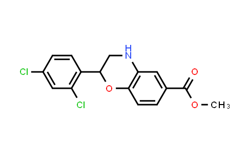 CAS No. 2007909-33-1, 2H-1,4-Benzoxazine-6-carboxylic acid, 2-(2,4-dichlorophenyl)-3,4-dihydro-, methyl ester