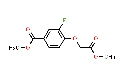 CAS No. 2007909-62-6, methyl 3-fluoro-4-(2-methoxy-2-oxoethoxy)benzoate