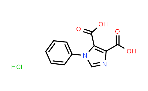 CAS No. 2007915-70-8, 1H-Imidazole-4,5-dicarboxylic acid, 1-phenyl-, hydrochloride (1:1)