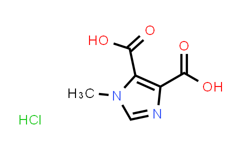 CAS No. 2007915-75-3, 1H-Imidazole-4,5-dicarboxylic acid, 1-methyl-, hydrochloride (1:1)
