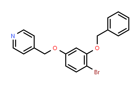 CAS No. 2007915-80-0, 4-((3-(Benzyloxy)-4-Bromophenoxy)Methyl)Pyridine