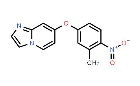 CAS No. 2007916-12-1, Imidazo[1,2-a]pyridine, 7-(3-methyl-4-nitrophenoxy)-