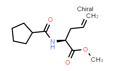 CAS No. 2007916-33-6, (S)-methyl 2-(cyclopentanecarboxamido)pent-4-enoate