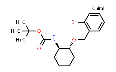 CAS No. 2007916-69-8, trans-tert-Butyl (2-((2-Bromobenzyl)Oxy)Cyclohexyl)Carbamate