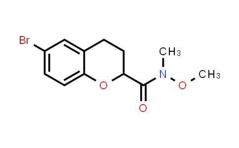 CAS No. 2007917-02-2, 6-bromo-N-methoxy-N-methylchroman-2-carboxamide