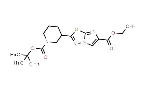 CAS No. 2007917-36-2, Ethyl 2-(1-(Tert-Butoxycarbonyl)Piperidin-3-Yl)Imidazo[2,1-B][1,3,4]Thiadiazole-6-Carboxylate