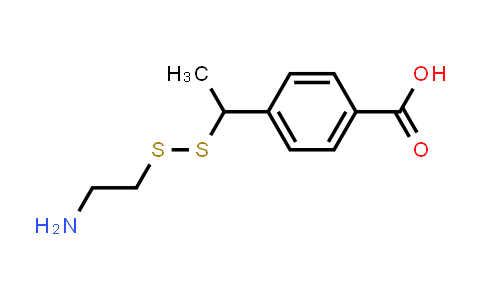 CAS No. 2007919-51-7, Benzoic acid, 4-[1-[(2-aminoethyl)dithio]ethyl]-