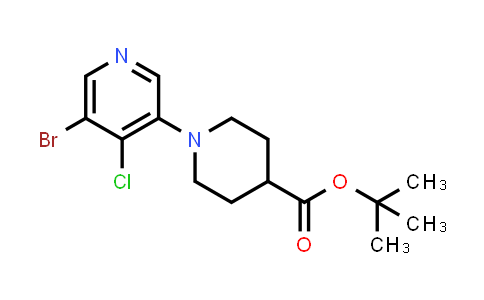 CAS No. 2007919-69-7, tert-Butyl 1-(5-bromo-4-chloropyridin-3-yl)piperidine-4-carboxylate