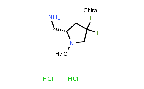 CAS No. 2007919-82-4, [(2S)-4,4-Difluoro-1-methylpyrrolidin-2-yl]methanamine dihydrochloride