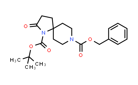 CAS No. 2007920-00-3, 8-benzyl 1-tert-butyl 2-oxo-1,8-diazaspiro[4.5]decane-1,8-dicarboxylate