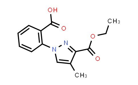 CAS No. 2007920-58-1, 1H-Pyrazole-3-carboxylic acid, 1-(2-carboxyphenyl)-4-methyl-, 3-ethyl ester