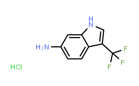 CAS No. 2007921-17-5, 3-(Trifluoromethyl)-1H-indol-6-amine hydrochloride