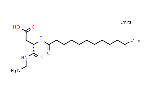CAS No. 2007921-26-6, Butanoic acid, 4-(ethylamino)-4-oxo-3-[(1-oxododecyl)amino]-, (3S)-