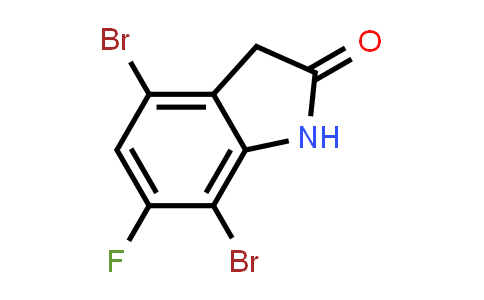 CAS No. 2007921-27-7, 4,7-Dibromo-6-fluoro-2,3-dihydro-1H-indol-2-one