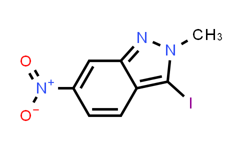 CAS No. 2007921-28-8, 3-Iodo-2-methyl-6-nitro-2H-indazole