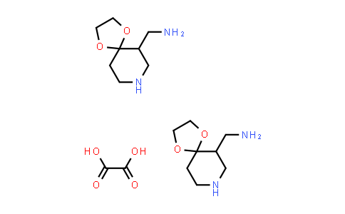 CAS No. 2007925-01-9, bis({1,4-Dioxa-8-azaspiro[4.5]decan-6-yl}methanamine) oxalate