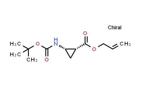 CAS No. 2007925-03-1, rel-Allyl (1R,2S)-2-((tert-butoxycarbonyl)amino)cyclopropane-1-carboxylate