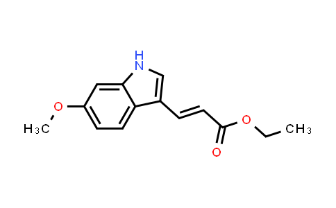 CAS No. 2007930-94-9, 2-Propenoic acid, 3-(6-methoxy-1H-indol-3-yl)-, ethyl ester