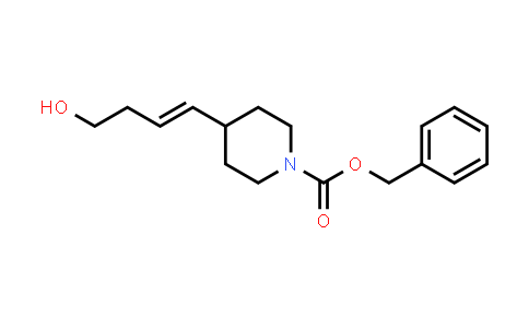 CAS No. 2007930-97-2, 1-Piperidinecarboxylic acid, 4-(4-hydroxy-1-buten-1-yl)-, phenylmethyl ester