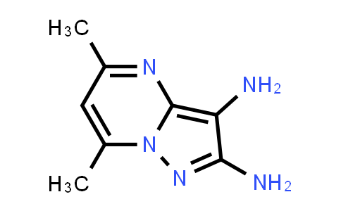 CAS No. 200884-04-4, 5,7-Dimethylpyrazolo[1,5-a]pyrimidine-2,3-diamine