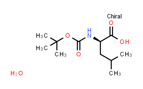 CAS No. 200937-17-3, (R)-2-((tert-Butoxycarbonyl)amino)-4-methylpentanoic acid hydrate