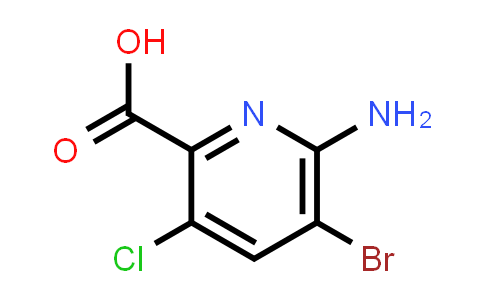 CAS No. 2010955-37-8, 6-Amino-5-bromo-3-chloropicolinic acid